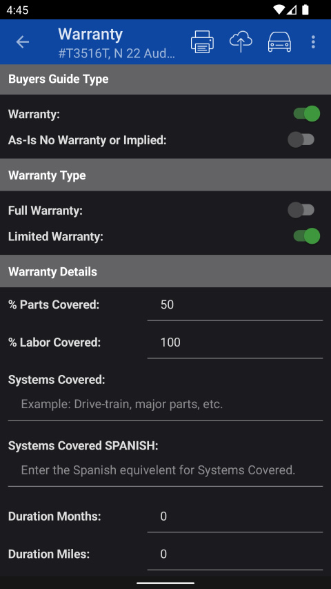 Dynamic Used Car Warranty Data Buyers Guides | Better Than HomeNet